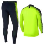 Manchester City FC fluo Vaporknit Technical Soccer Tracksuit 2019 - Nike - Image 2
