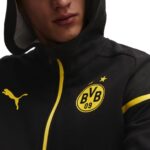 Borussia Dortmund Casual hooded presentation jacket 2023/24 - Puma - Image 3
