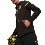 Borussia Dortmund Casual hooded presentation jacket 2023/24 - Puma - Image 2