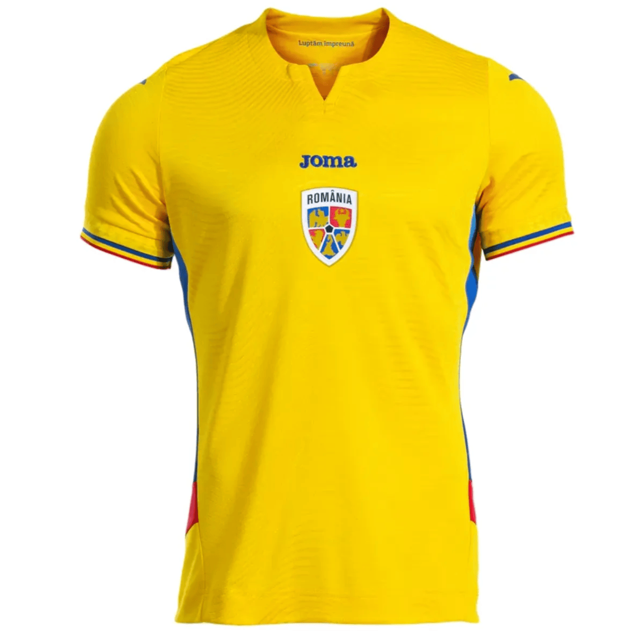 romania-national-team-jersey-joma-front-view.png Romania national team Home soccer jersey 2025/26 - Joma - Image 1