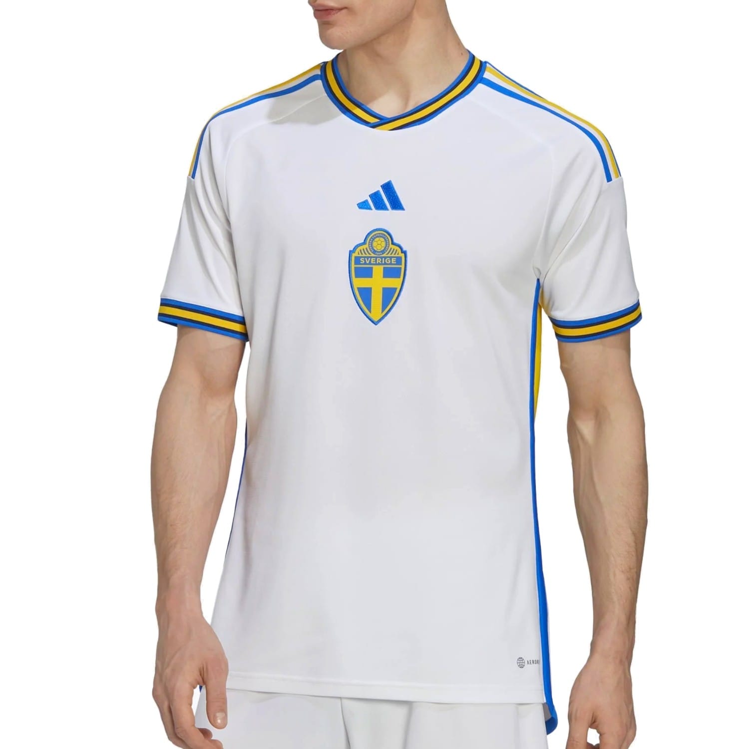 Sweden national team Away soccer jersey 2022/23 - Adidas - Image 3