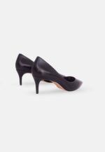 Tenate Black Leather Pumps – 6cm Medium Block Heel - Image 3