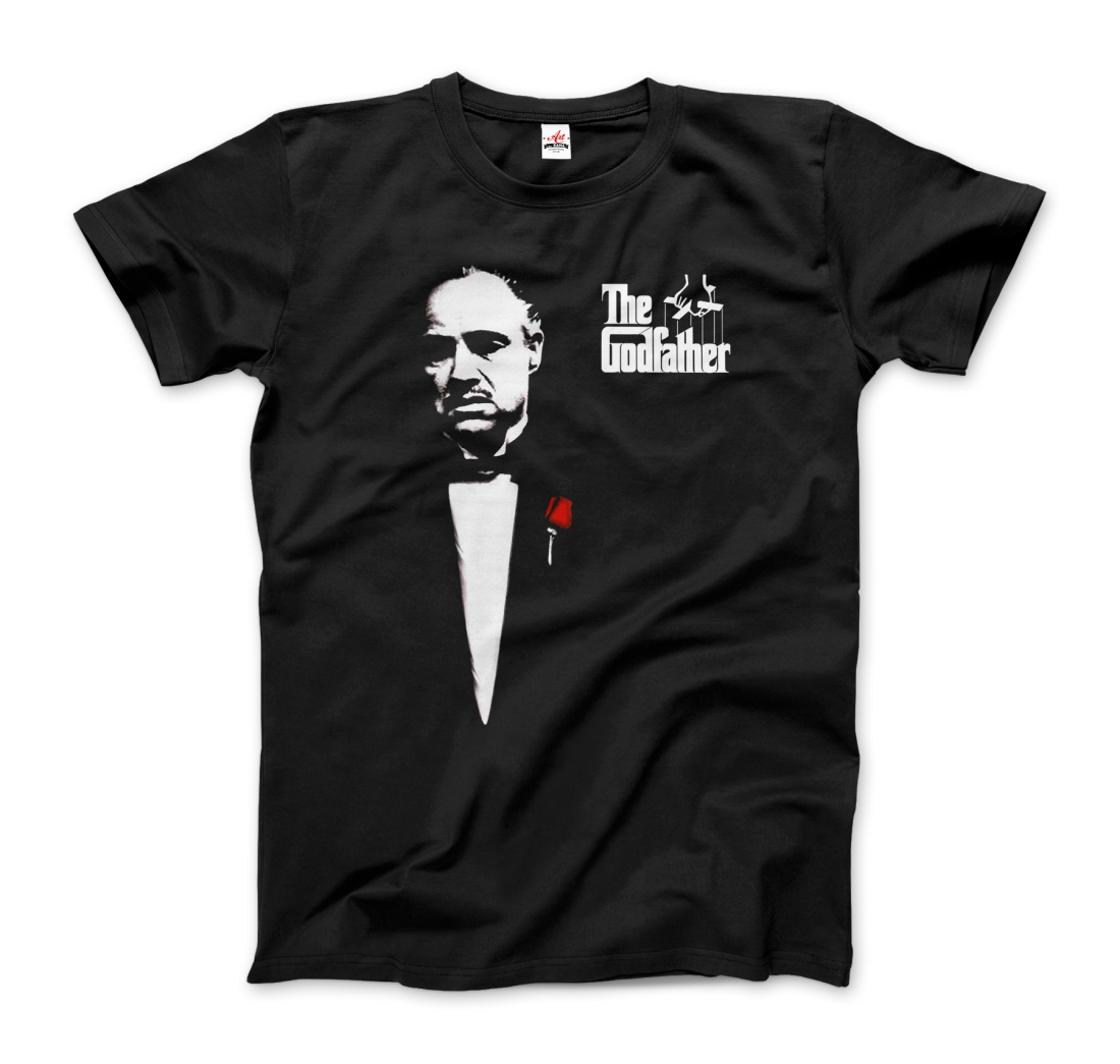 the-godfather-1972-movie-don-corleone-artwork-t-shirt-art-o-rama-al-pacino-classic-coppola-cult-film_542.png The Godfather 1972 movie Don Corleone t-shirt - Image 1