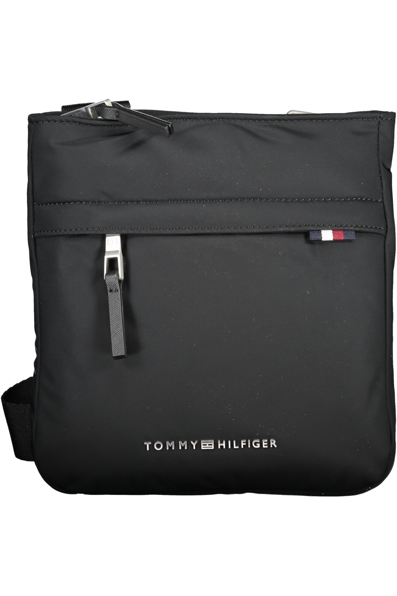 tommyhilfigertracollauomonero_1-3.jpg TOMMY HILFIGER MEN'S BLACK SHOULDER BAG - Image 1
