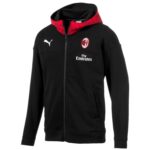 AC Milan black Casual presentation Soccer tracksuit 2019/20 - Puma - Image 3