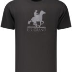 US GRAND MEN'S BLACK SHORT-SLEEVE T-SHIRT