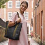 Rika Spacious Vegan Tote Bag Made From Inner Tube - Image 2