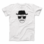 Walter White with Porkpie Hat and Sunglasses Sketch t-shirt