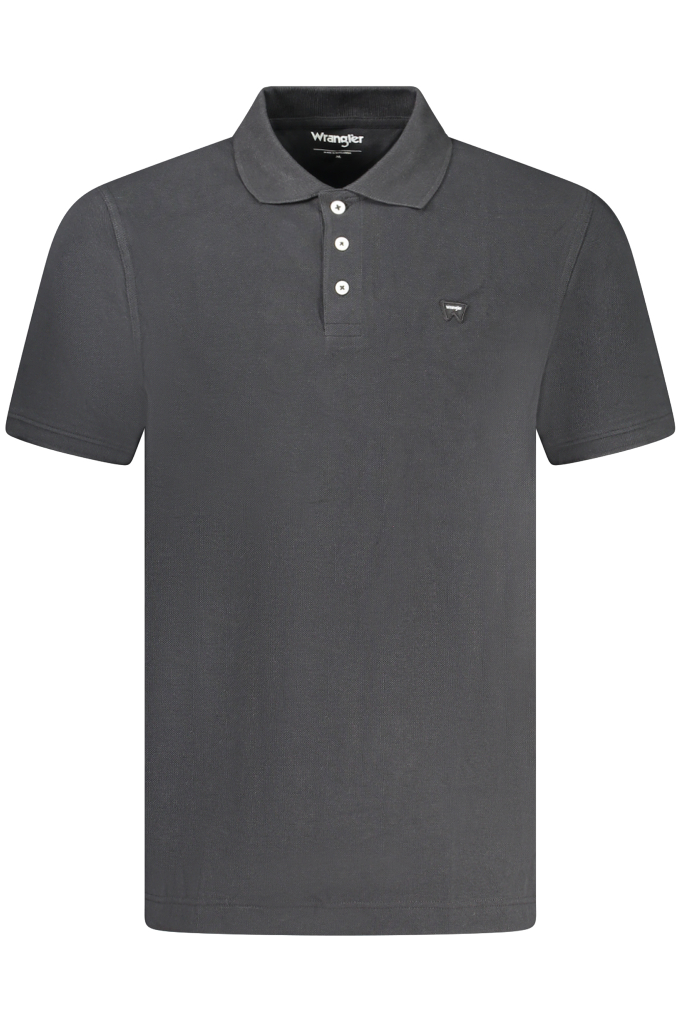 wranglerpolomanichecorteuomonero_1.jpg WRANGLER POLO SHORT SLEEVE MEN BLACK - Image 1