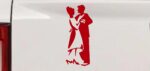 Dancing Couple Line Art Decal Car Truck Window Vinyl Sticker - Image 23