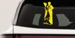 Dancing Couple Line Art Decal Car Truck Window Vinyl Sticker - Image 30