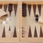 Engelhart backgammon 15 wood inlaid