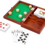 Small foot - Playing Cards and Dice Game in Wooden Box