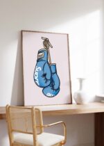 Boxhandschuhe Poster · Geschenkidee · Box Artwork · Streetwear Boxing Design · Urban Sport Wanddeko · Print ohne Rahmen - Image 5