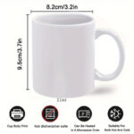 3D Ceramic Coffee Mug With Romantic Quote For Couples - Image 3