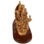 Hand-carved boat scene "Jesus calms the storm" – Exclusive olive wood sculpture from Bethlehem (36 cm) - Image 2