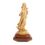 The Good Shepherd in olive wood – Hand-carved Jesus figure with lamb (26.5 cm) - Image 2