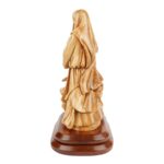 Hand-carved Holy Family made of olive wood – Exclusive wooden sculpture from Bethlehem (35 cm) - Image 3
