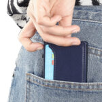 TOYFID Wallet With PU Leather Cover,Aluminum Alloy Pop Up Wallet Holder Card - Image 4