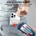 RFID Blocking Wallet Minimalist Slim Card Holder for Magsafe with Adjustable Stand, Metal Pop Up Magnetic Wallet  for Men TOYFID - Image 5