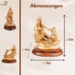 Hand-carved boat scene "Jesus calms the storm" – Exclusive olive wood sculpture from Bethlehem (36 cm) - Image 5