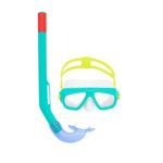 Snorkel Goggles and Tube for Children Bestway Blue Turquoise - Image 6