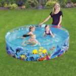 Inflatable Paddling Pool for Children Bestway Navy 183 x 38 cm - Image 10