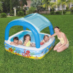 Inflatable Paddling Pool for Children Bestway 140 x 140 x 114 cm - Image 16