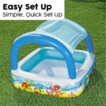 Inflatable Paddling Pool for Children Bestway 140 x 140 x 114 cm - Image 10