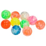 Colored bouncy balls, 10 pcs.