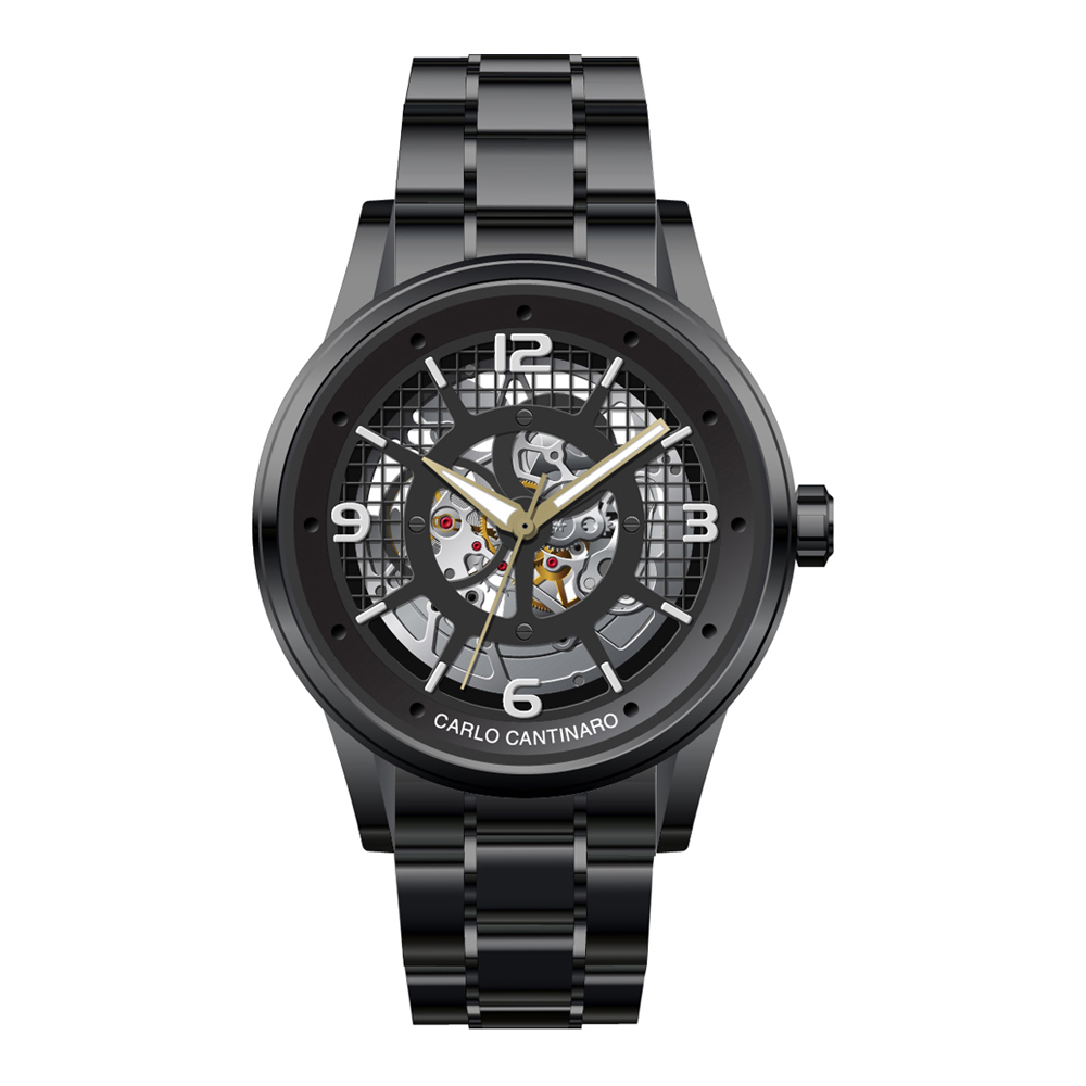 7968_0.jpg Carlo Cantinaro CC1001MB008 Men's Watch Automatic - Image 1