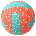 Overige Merken Volleybal neopreen 21 cm mint/rood