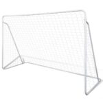 Vidaxl Football Goal Set High Quality Steel 240x90x150 cm