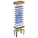 Vidaxl Multi-Play Table 15-in-1 121x61x82 cm Maple Color