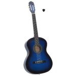Vidaxl classical guitar beginner 4 4 39 basswood blue
