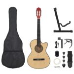 Vidaxl 12-piece guitar set with equalizer and 6 string western