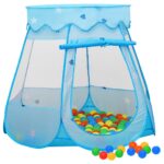 Vidaxl Children's Play Tent with 250 Balls 102x102x82 cm Blue