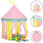 Vidaxl Children's Play Tent with 250 Balls 100x100x127 cm Pink