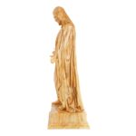 Hand-carved Jesus statue made of olive wood – Exclusive Christ figure from Bethlehem (39 cm) - Image 3
