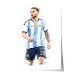 Argentinien Fußball Poster · Geschenkidee · Aquarell Sport Wandbild · Deko Print ohne Rahmen - Image 9