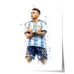 Argentinien Fußball Poster · Geschenkidee · Aquarell Sport Wandbild · Deko Print ohne Rahmen - Image 7