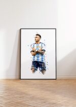 Argentinien Fußball Poster · Geschenkidee · Aquarell Sport Wandbild · Deko Print ohne Rahmen - Image 4