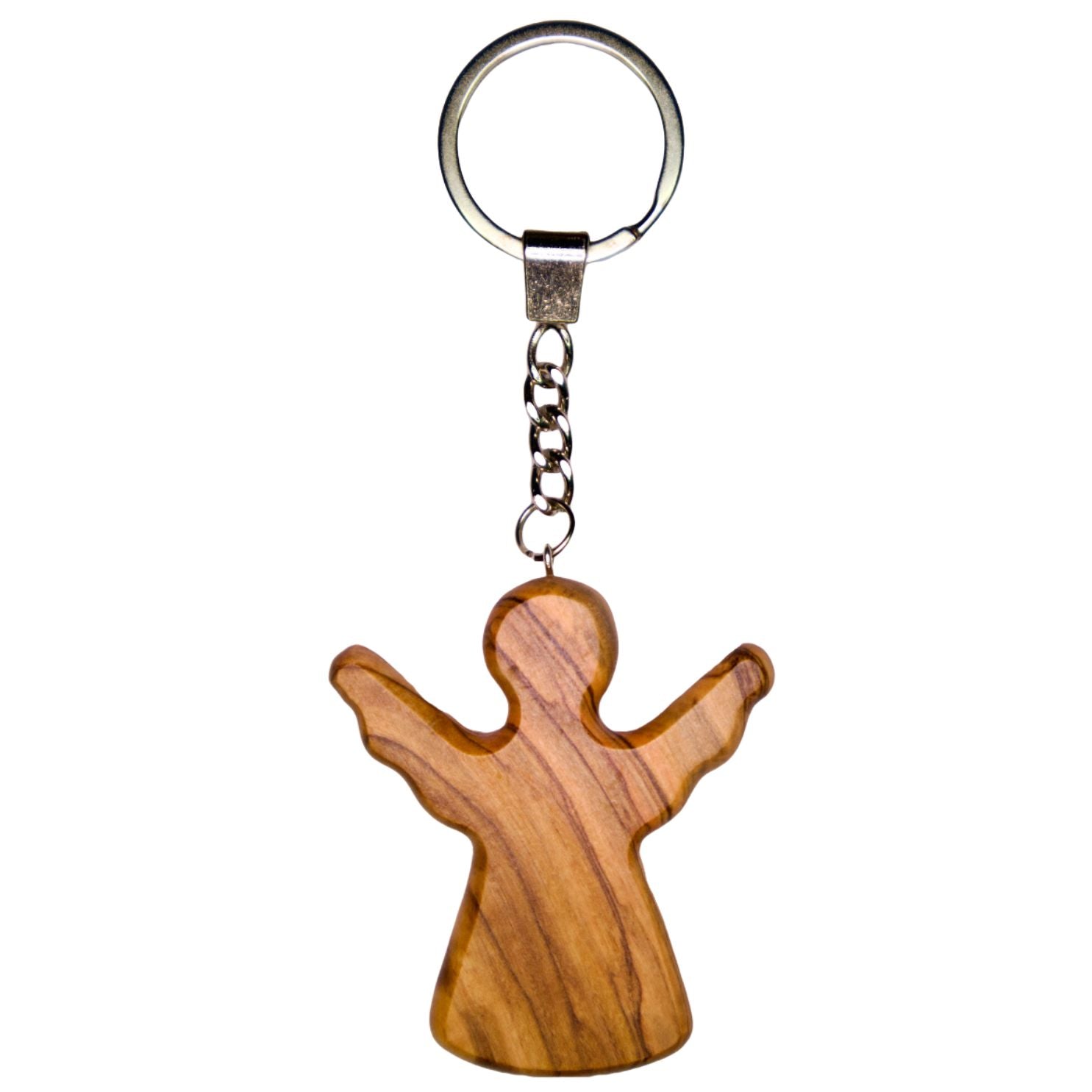 B0F1D5Z79Z.MAIN_.jpg Schutzengel Schlüsselanhänger Handschmeichler aus Olivenholz | Glücksbringer Geschenk Taufe, Kommunion, Geburtstag - Image 1