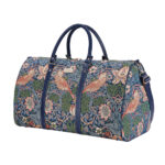 William Morris Strawberry Thief Blue - Big Holdall Bag - Image 2