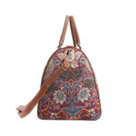 William Morris Strawberry Thief Red - Big Holdall Bag - Image 3