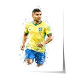 Brasilien Fussball Poster · Geschenkidee · Aquarell Sport Wandbild · Deko Print ohne Rahmen - Image 15