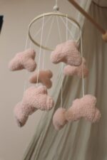Handmade Boucle clouds pink - Image 4