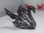 Geometric Swan Couple - Minimalistic Design - Image 3