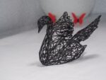 Geometric Swan Couple - Minimalistic Design - Image 4