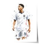 England Fussball Poster  · Geschenkidee · Aquarell Sport Wandbild · Deko Print ohne Rahmen - Image 18